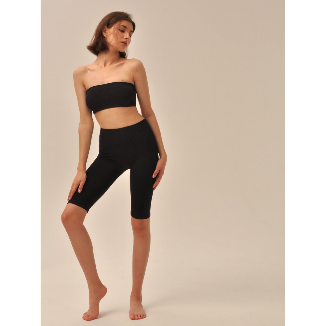MY Топ женский BU105 TOP BANDEAU RIB(1/100)