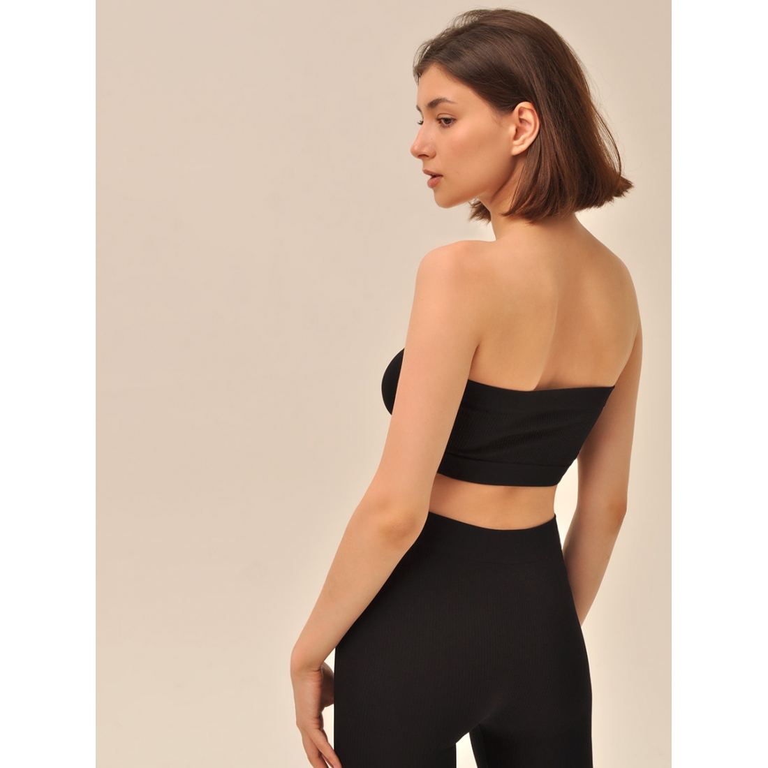 MY Топ женский BU105 TOP BANDEAU RIB(1/100)