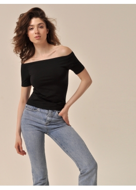MY Футболка женская MA1018 T-SHIRT OFF-SHOULDER (1/50) MY Футболка женская MA1018 T-SHIRT OFF-SHOULDER (1/50)