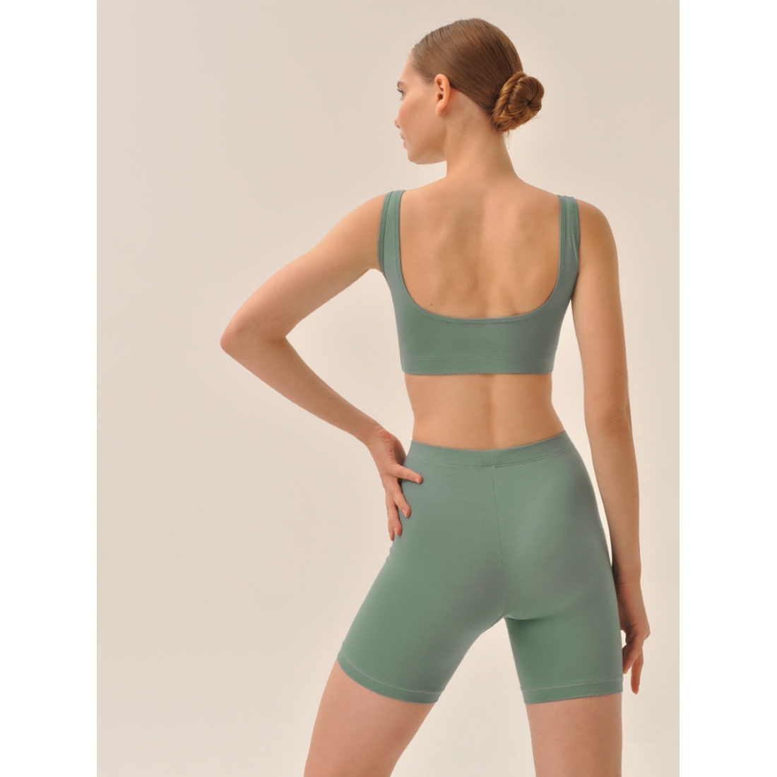 MY Топ на широких бретелях жен. хлопок DT201