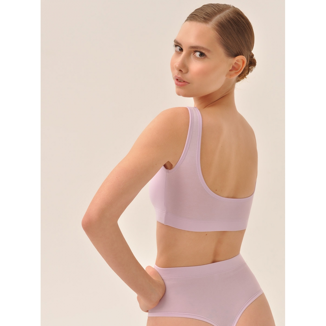 MY Топ на широких бретелях жен. хлопок DT201