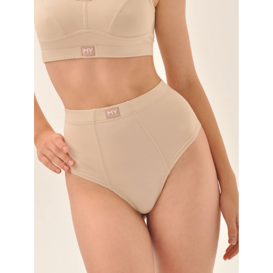 MY Трусы стринги "бойфренды" жен. хлопок DS102