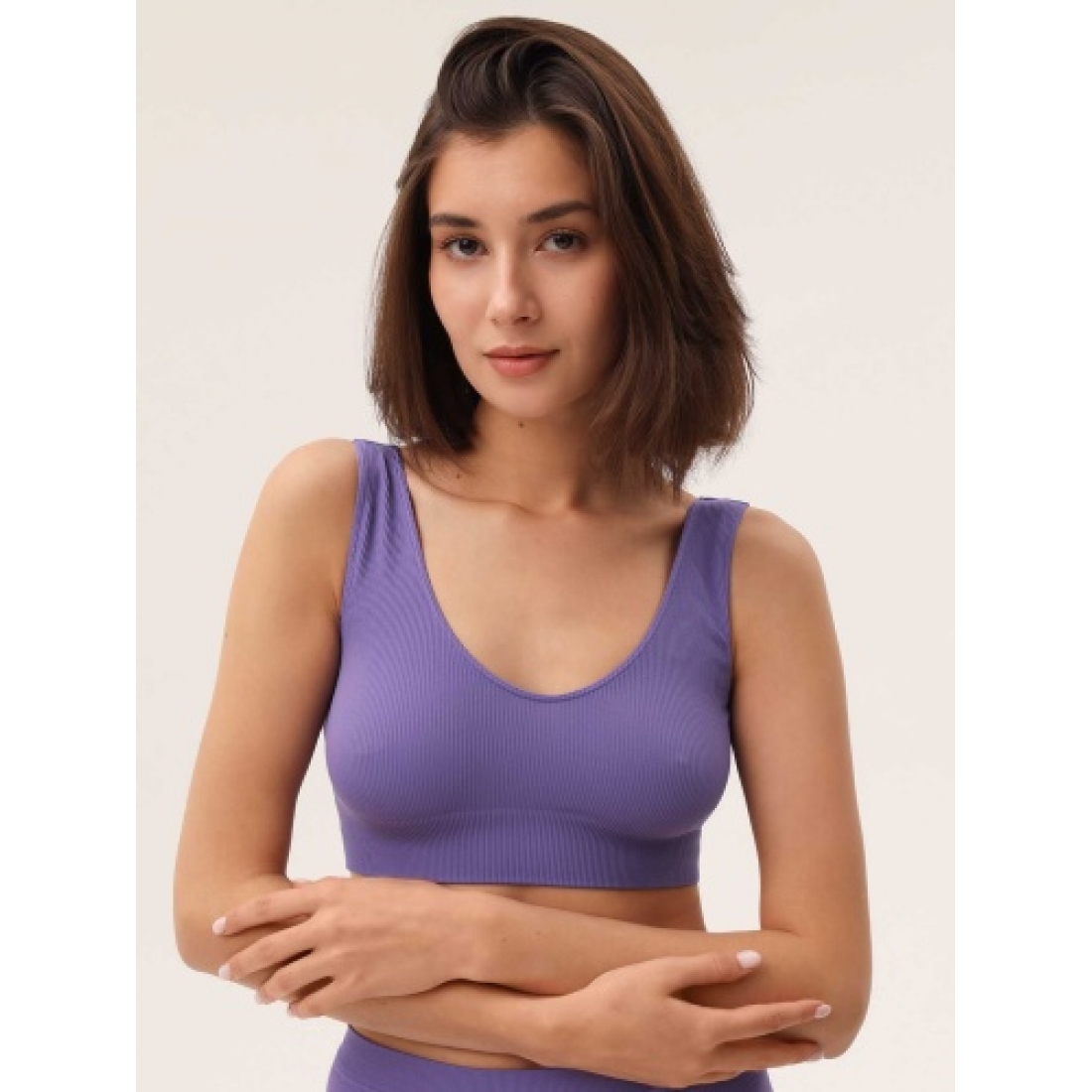 MY Топ женский BR639 TOP BRALETTE RIB