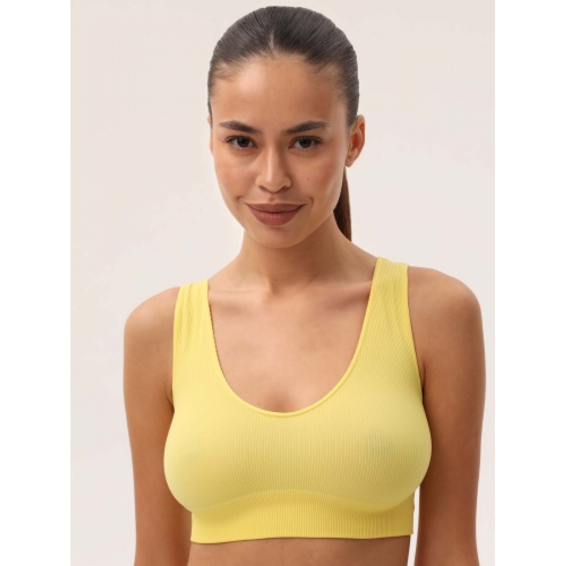MY Топ женский BR639 TOP BRALETTE RIB  (nero (черный)