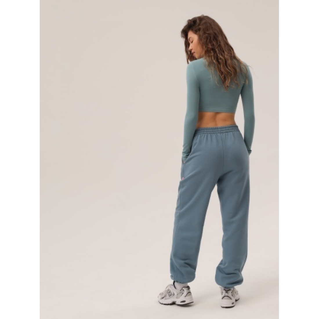 MY Брюки женские свободные с манжетами Б304