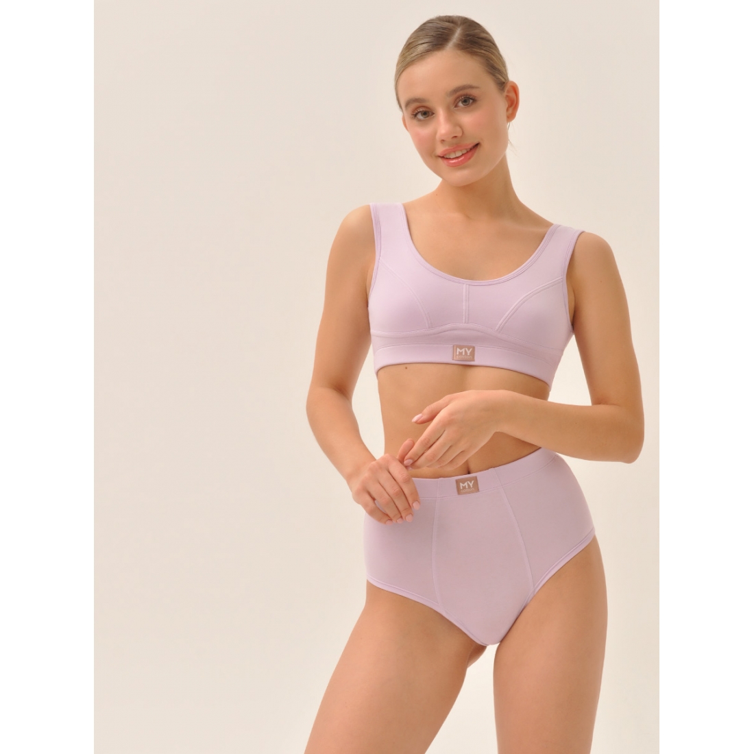 MY Трусы слипы "бойфренды" жен. хлопок DS103