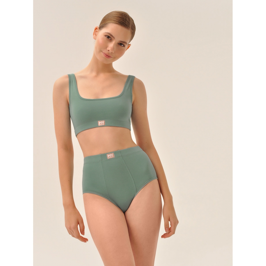 MY Трусы слипы "бойфренды" жен. хлопок DS103