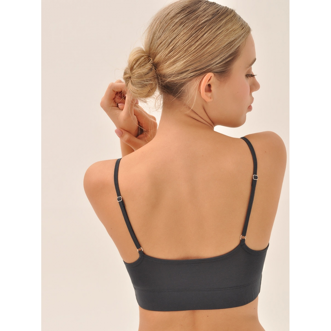 MY Топ на тонких бретелях жен. хлопок DT200