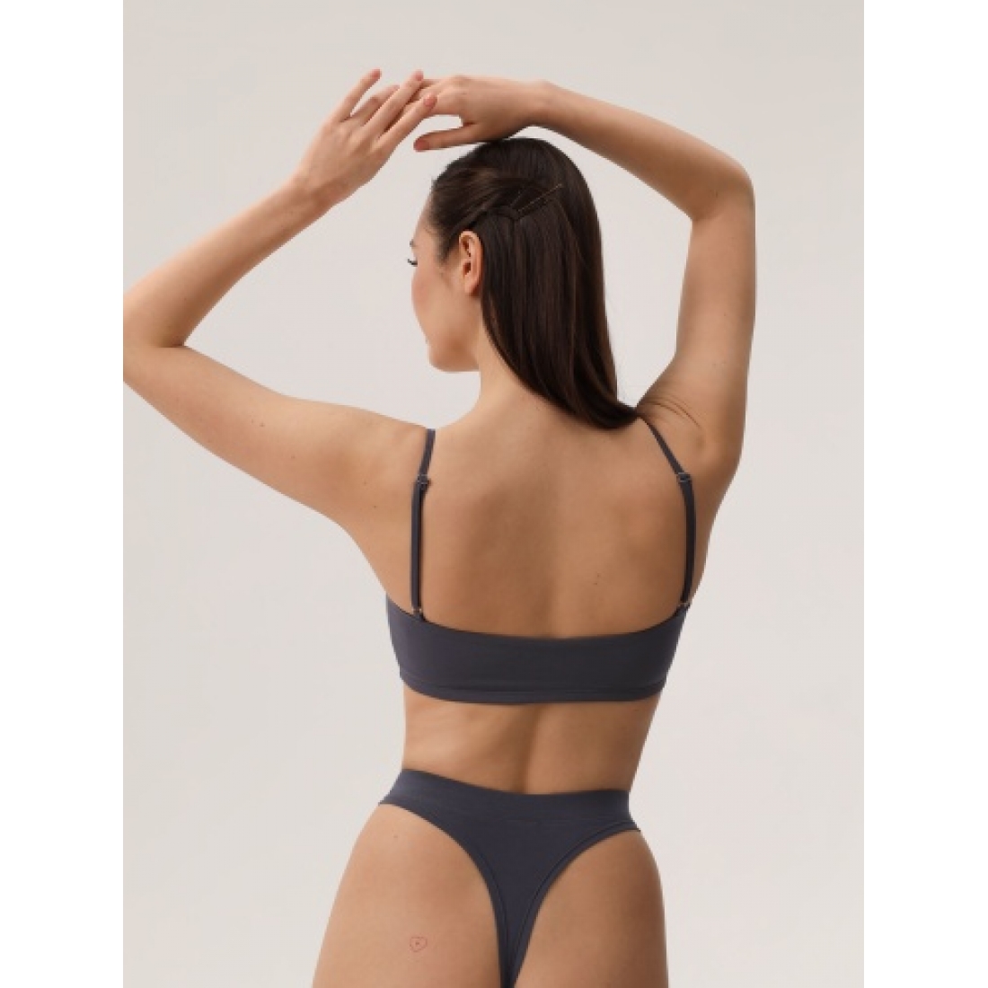 MY Топ двойной на тонких бретелях жен. хлопок DT203