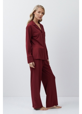 CADANCE BURGUNDY Пижама женская со штанами