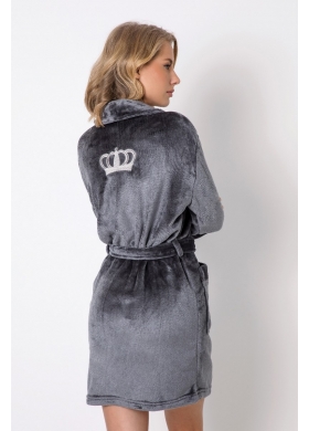 EVE DARK GREY Халат женский
