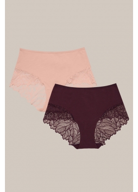 42146 PINKY Трусы высокие 2 шт. в упаковке