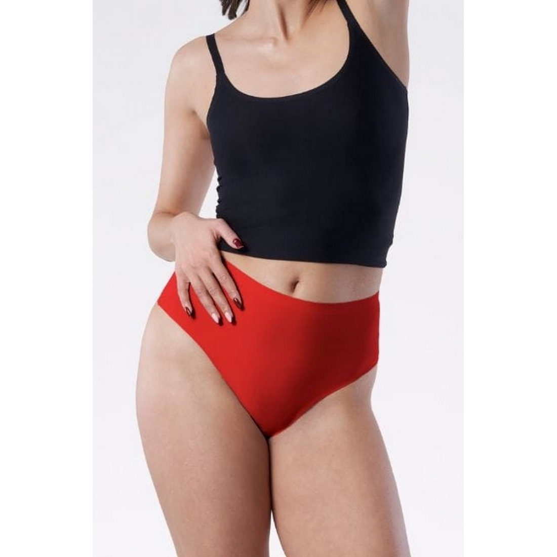 SIMPLE STRING MAXI RED Трусы стринги