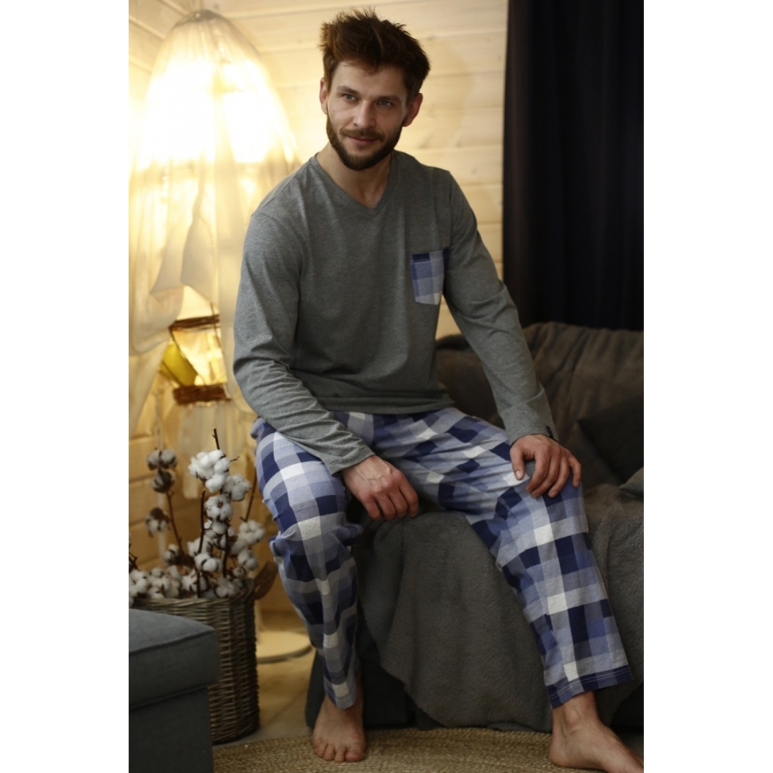 MNS 430 2 B21 Пижама мужская со штанами