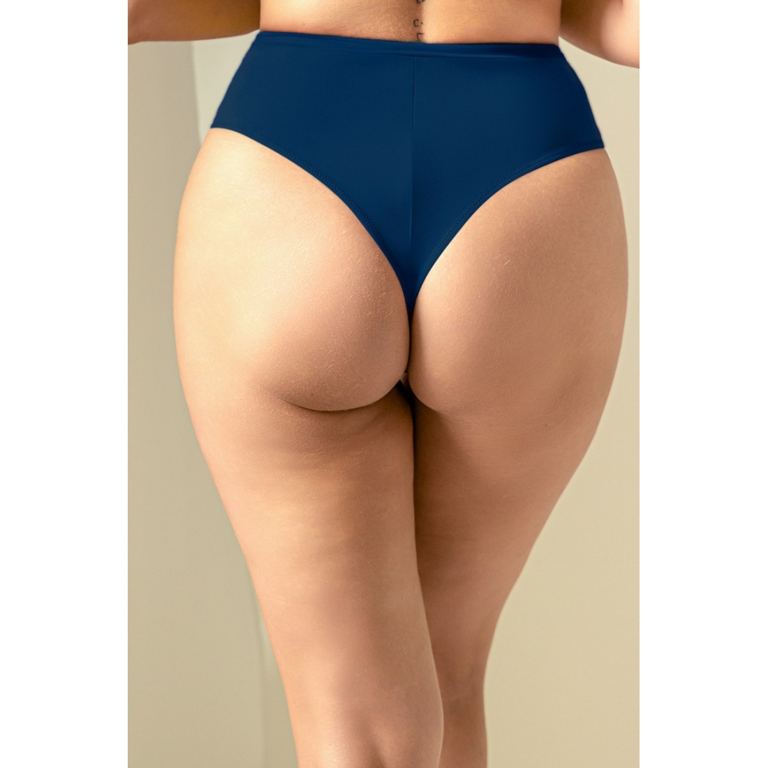 CALIFORNIA NAVY BLUE Brasylianahighwaist Трусы купальные