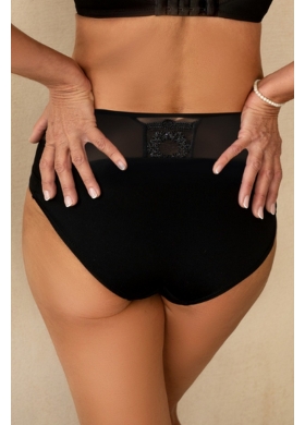 FORTUNA COMFORT BLACK Briefshighwaist Light Трусы высокие