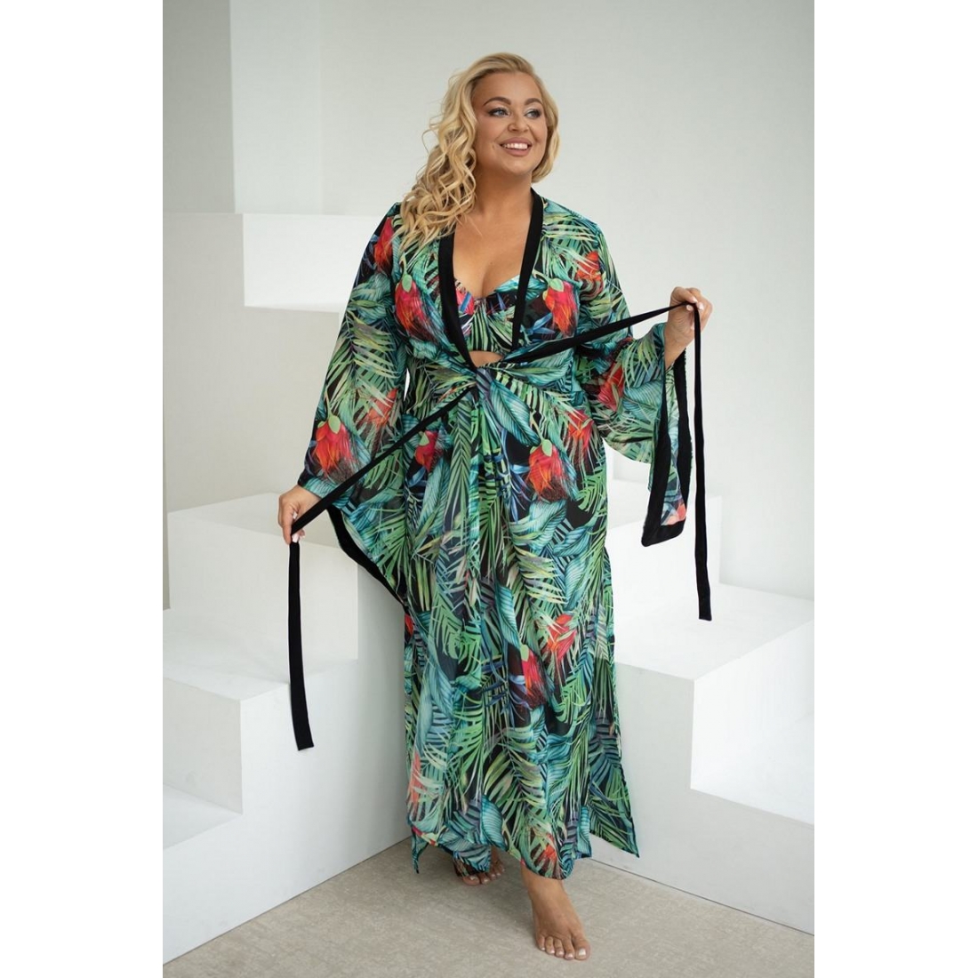 JUNGLE Kimono Халат пляжный