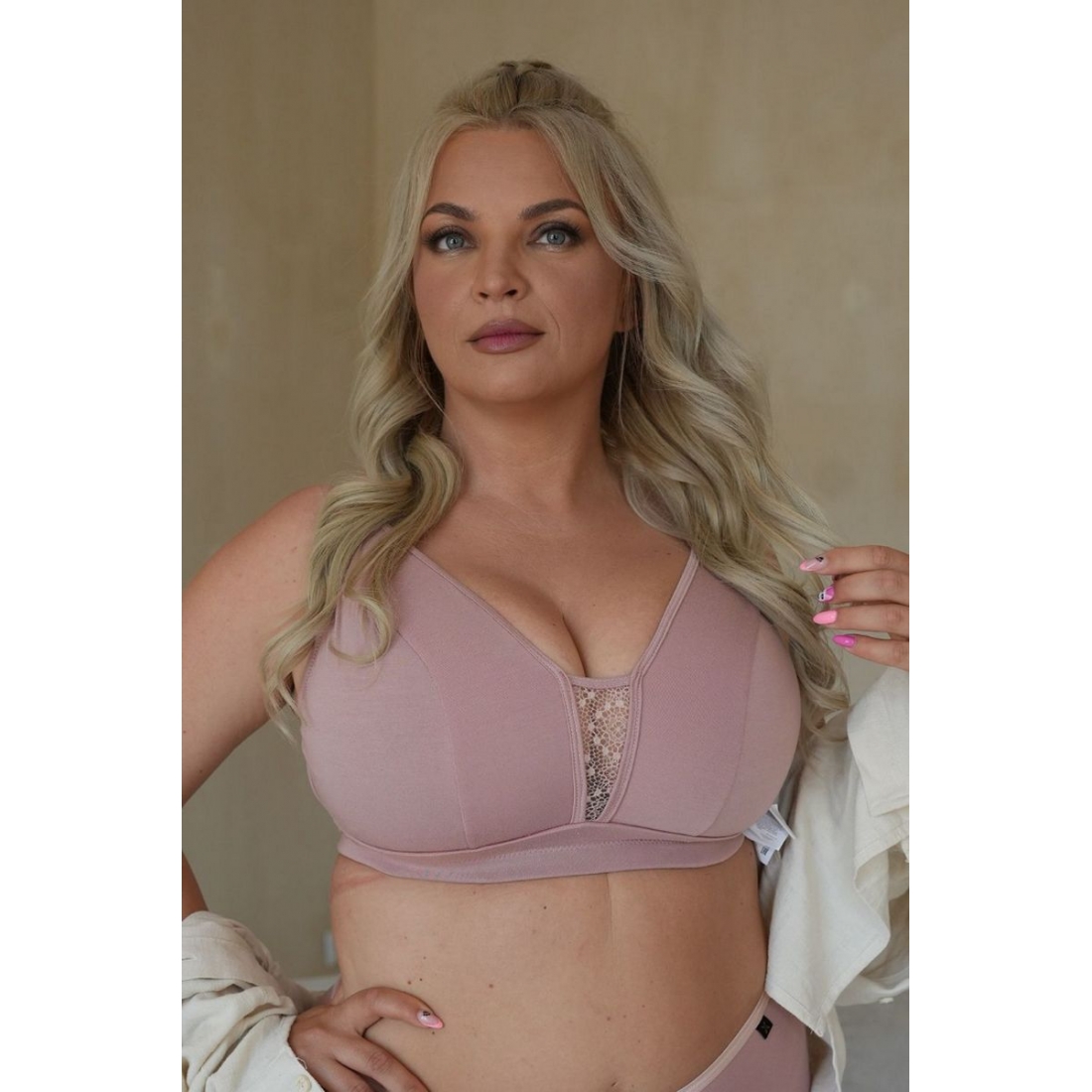 MARCELLA POWDER Bra micromodal Бюст