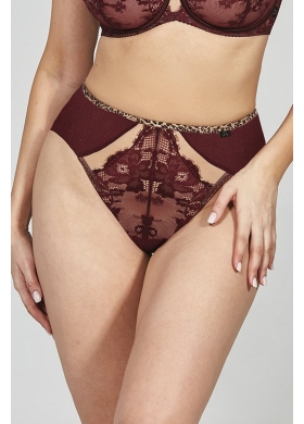 SELENA BURGUNDY Stringhighwaist Трусы высокие стринги