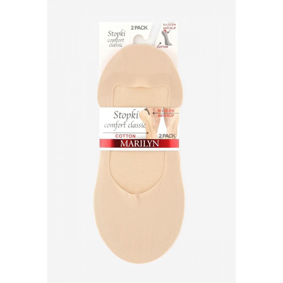 STOPKI COMFORT CLASSIC Подследники женские 2 пары в упаковке