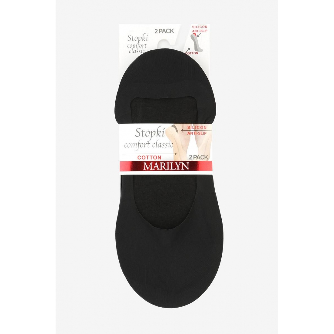 STOPKI COMFORT CLASSIC Подследники женские 2 пары в упаковке