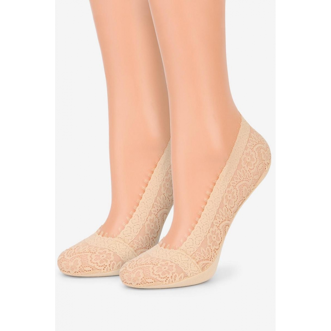 STOPKI COMFORT LACE Подследники женские 2 пары в упаковке
