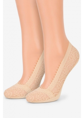 STOPKI COMFORT LACE Подследники женские 2 пары в упаковке