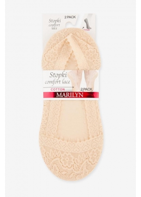 STOPKI COMFORT LACE Подследники женские 2 пары в упаковке