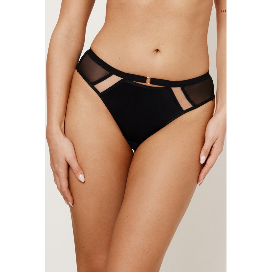 BUTTERFLY BLACK Mini Трусы бразильяно