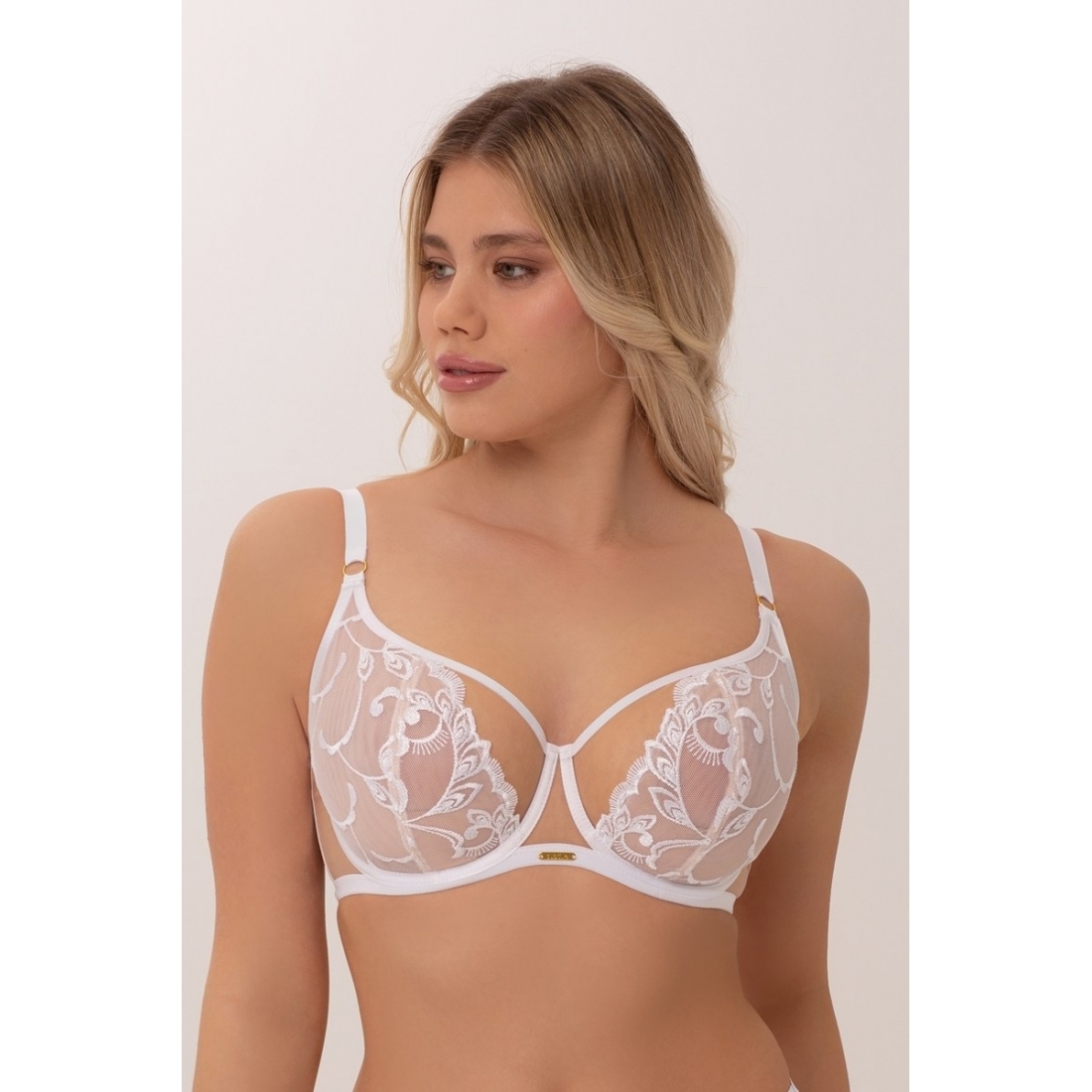 MADLEN WHITE Soft Balconette Бюст