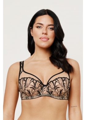 REBECCA BEIGE/BLACK Soft Full Cup Бюст