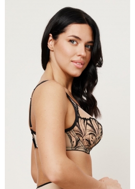 REBECCA BEIGE/BLACK Soft Full Cup Бюст