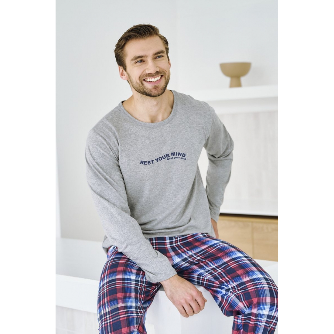 3478 FRANCO Пижама мужская со штанами