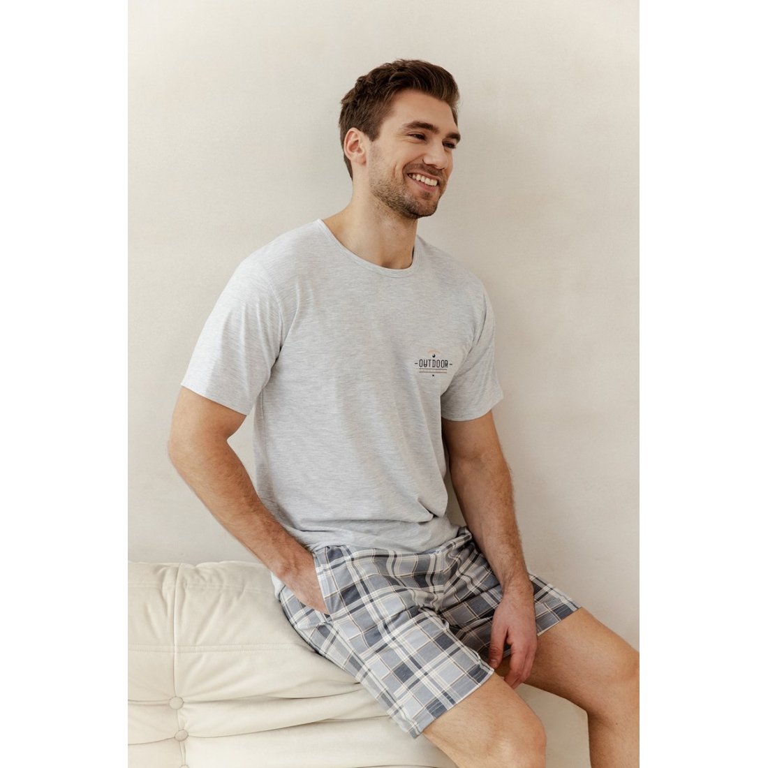 3392 RALPH Пижама мужская с шортами