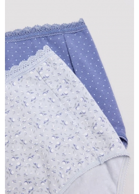 19025 High waist Трусы высокие 2 шт. в упаковке